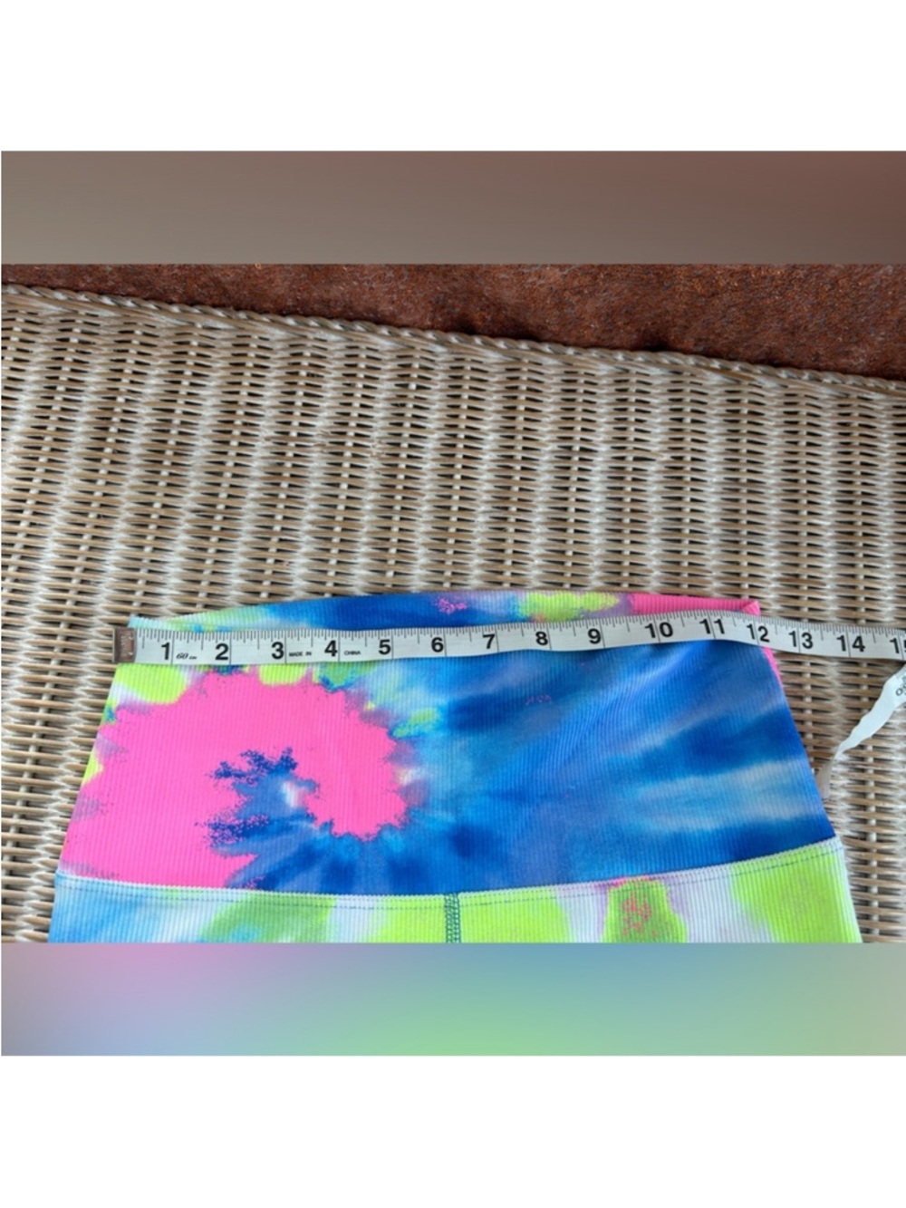 BEACH RIOT Sport Tie Dye Ribbed Leggings size medium m - Picture 4 of 4